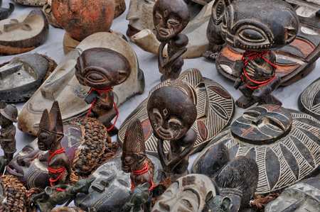 Belgium, old objects at Marolles district flea market in Brusselsのeditorial素材