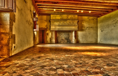 France, the picturesque castle of Biron in Dordogneのeditorial素材