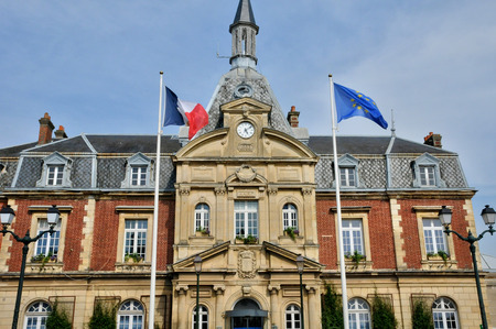 France, the city hall of Cabourg in Normandy