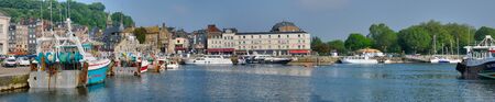 France, the picturesque city of Honfleur in Normandieの写真素材