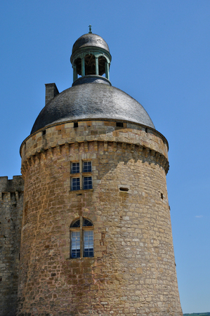 France, the castle of Hautefort in Dordogneのeditorial素材