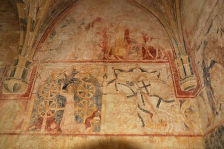 France, Cheylat chapel of Saint Genies in Dordogne