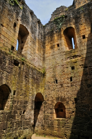France, the picturesque castle of Commarque in Dordogneのeditorial素材