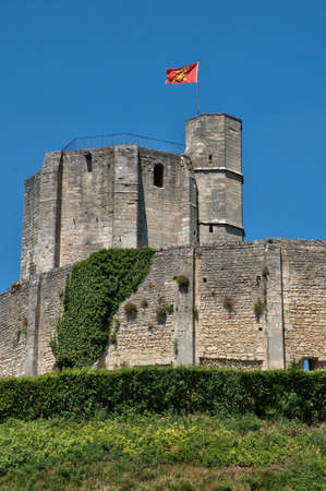 France, the historical castle of Gisors in Normandieのeditorial素材