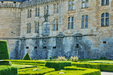 France, the castle of Hautefort in Dordogneのeditorial素材