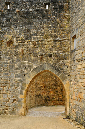 France, the middle age castle of Beynac in Dordogneのeditorial素材