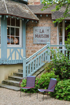 France, shop in Deauville in Normandieのeditorial素材