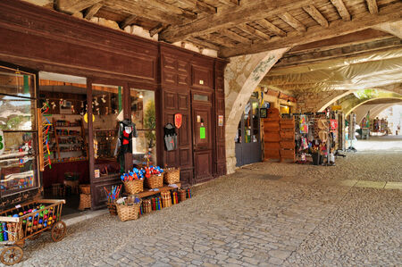 France, the village of Monpazier in Perigord