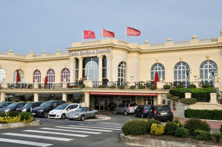 France, the casino of Deauville in Normandieのeditorial素材