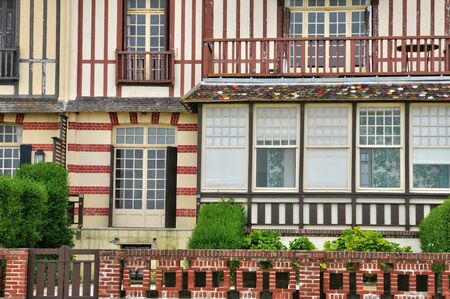 France, house in Trouville sur Mer in Normandieのeditorial素材