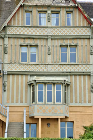 France, house in Trouville sur Mer in Normandieのeditorial素材