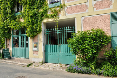 France, hotel Baudy in the village of Giverny のeditorial素材