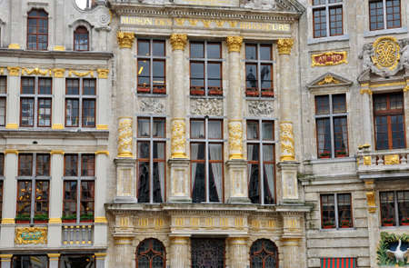 Belgium, the picturesque Grand Place of  Brusselsのeditorial素材