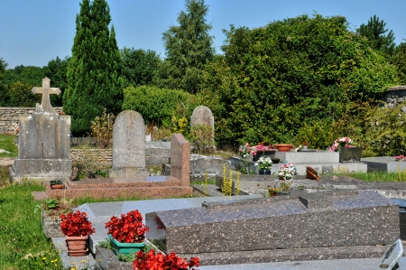 France, the cemetery of Cherence in Val dâ€™Oise