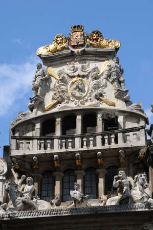 Belgium, the picturesque Grand Place of  Brusselsの写真素材