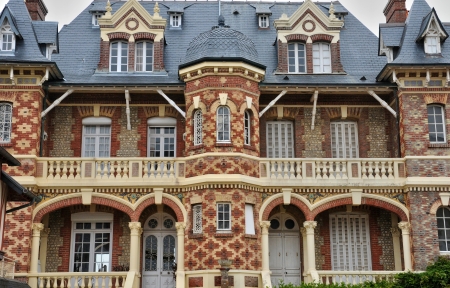 France, the city of Houlgate in Normandieのeditorial素材