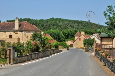 France, the picturesque village of Veyrignac in Perigordの写真素材