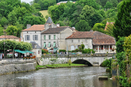 France, the picturesque city of Brantome