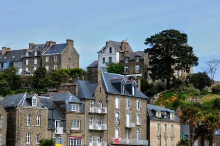 France, the picturesque village of Cancaleのeditorial素材