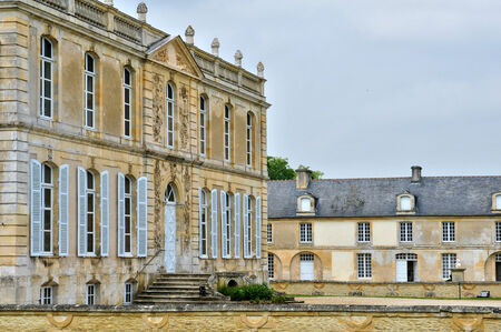 France, the castle of Canon in Normandieのeditorial素材