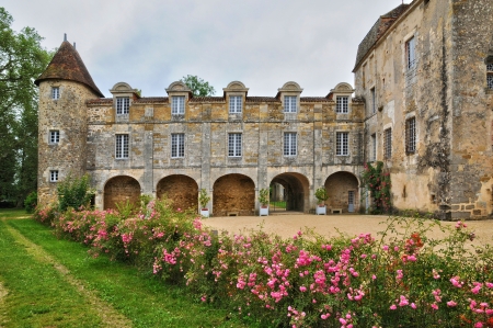 France, the picturesque castle of Saint Jean de Coleのeditorial素材