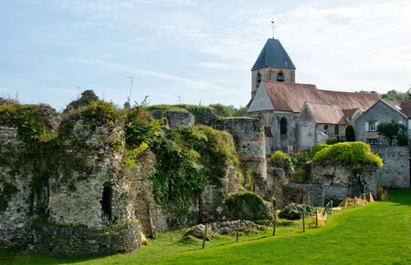 Ile de France, the picturesque castle of  Beynesの写真素材