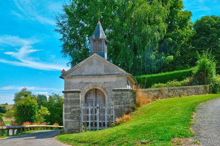 Ile de France, the picturesque village of Sailly  の写真素材