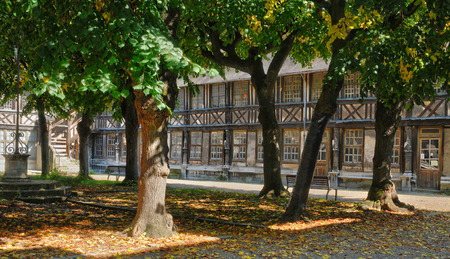 France, aitre saint maclou in Rouen in Seine Maritimeのeditorial素材