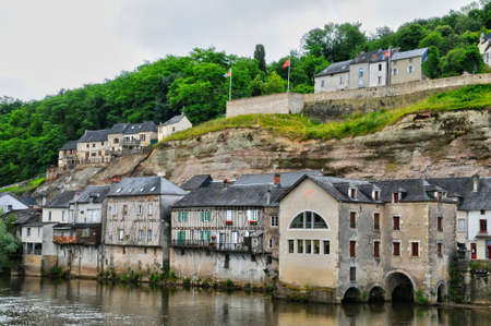 France, the picturesque village of Terrassonのeditorial素材