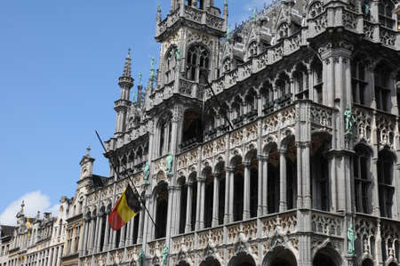 Belgium, the picturesque Grand Place of  Brusselsのeditorial素材