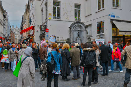 Belgium, the picturesque manneken piss city of Brussels