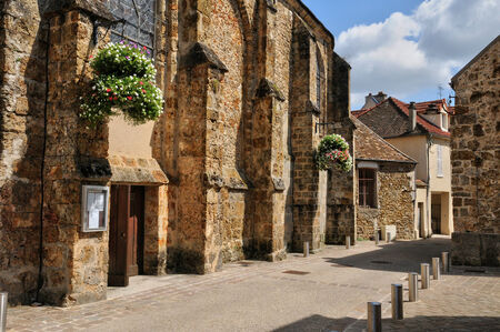 Ile de France, the picturesque village of Chevreuse の写真素材