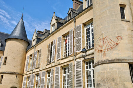 France, the castle of Themericourt in Val d Oiseのeditorial素材