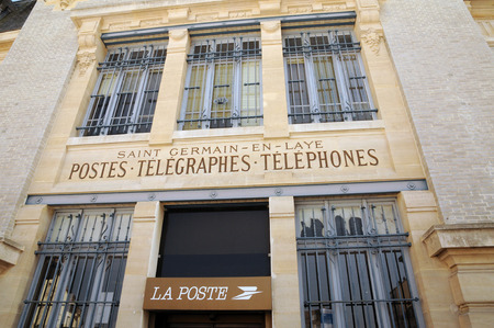 Ile de France, the post office of Saint Germain en Laye