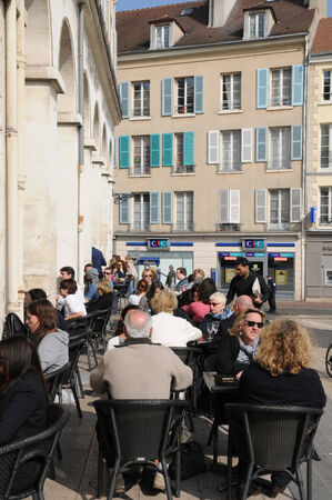 Ile de France, the city of Saint Germain en Layeのeditorial素材