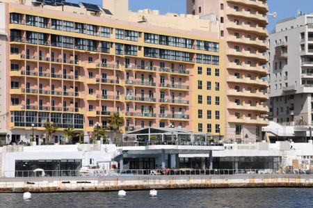 Republic of Malta, the picturesque city of Sliemaのeditorial素材