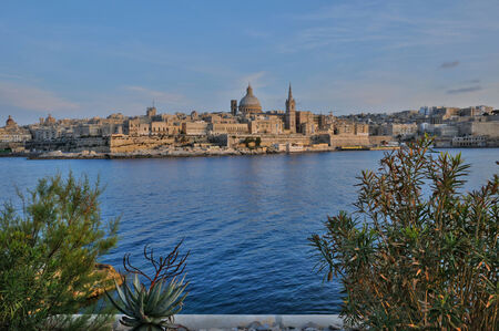 Republic of Malta, the picturesque city of Valettaのeditorial素材