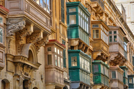 Republic of Malta, the picturesque city of Valettaのeditorial素材