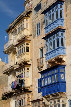 Republic of Malta, the picturesque city of Valettaのeditorial素材