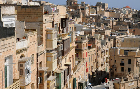 Republic of Malta, the picturesque city of Valettaのeditorial素材