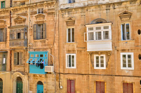 Republic of Malta, the picturesque city of Valettaのeditorial素材