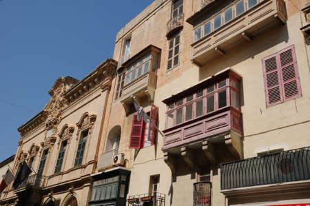 Republic of Malta, the picturesque city of Valettaのeditorial素材