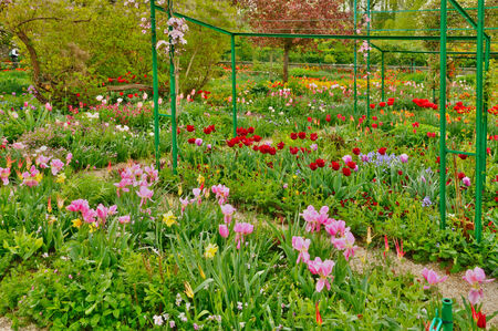 France, the Monet house in Giverny in Normandieのeditorial素材