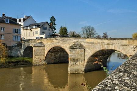 Val d Oise, the picturesque city of L Isle Adamのeditorial素材