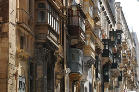 Republic of Malta, the picturesque city of Valettaのeditorial素材