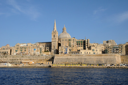 Republic of Malta, the picturesque city of Valettaのeditorial素材