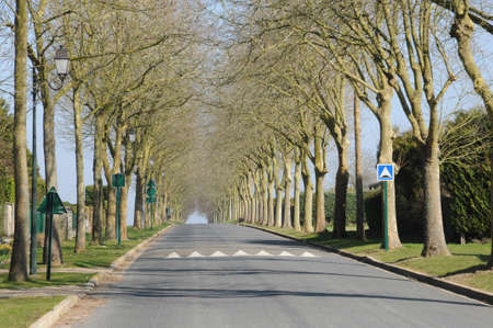 Ile de France, the picturesque village of Omerville の写真素材