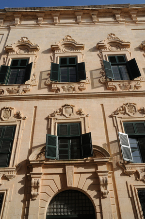 Republic of Malta, the picturesque city of Valettaのeditorial素材