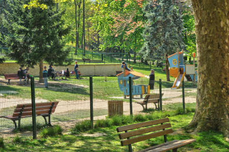 Ile de France, the Meissonnier park in Poissy