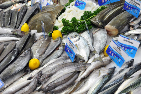 France, the picturesque market of Pornichet in Loire Atlantique のeditorial素材